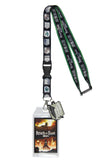 Attack on Titan Reversible ID Lanyard Breakaway Badge Holder with 2" Rubber Charm