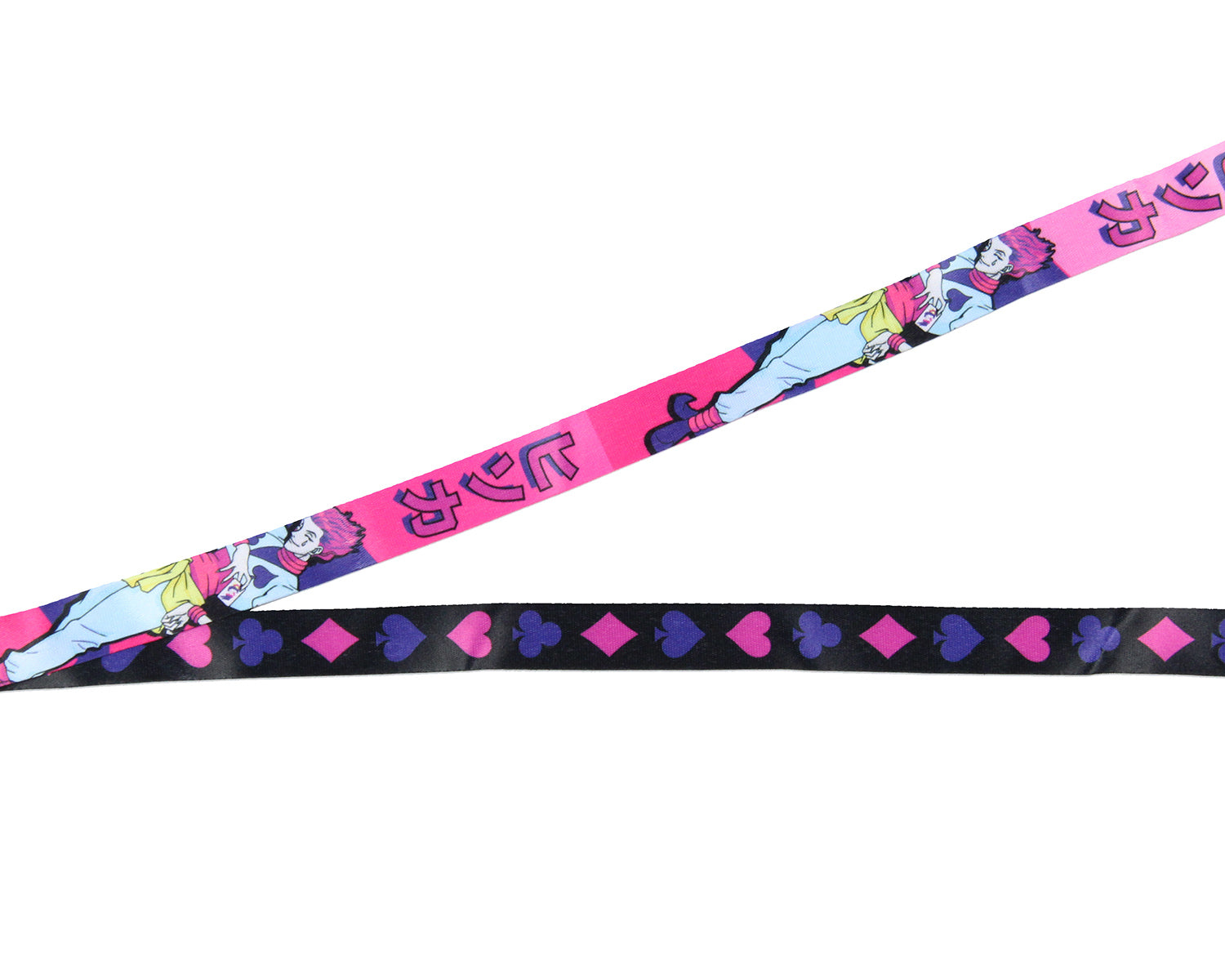 Hunter X Hunter Hisoka Morow ID Badge Holder Breakaway Lanyard w/ 1 1/2" Charm