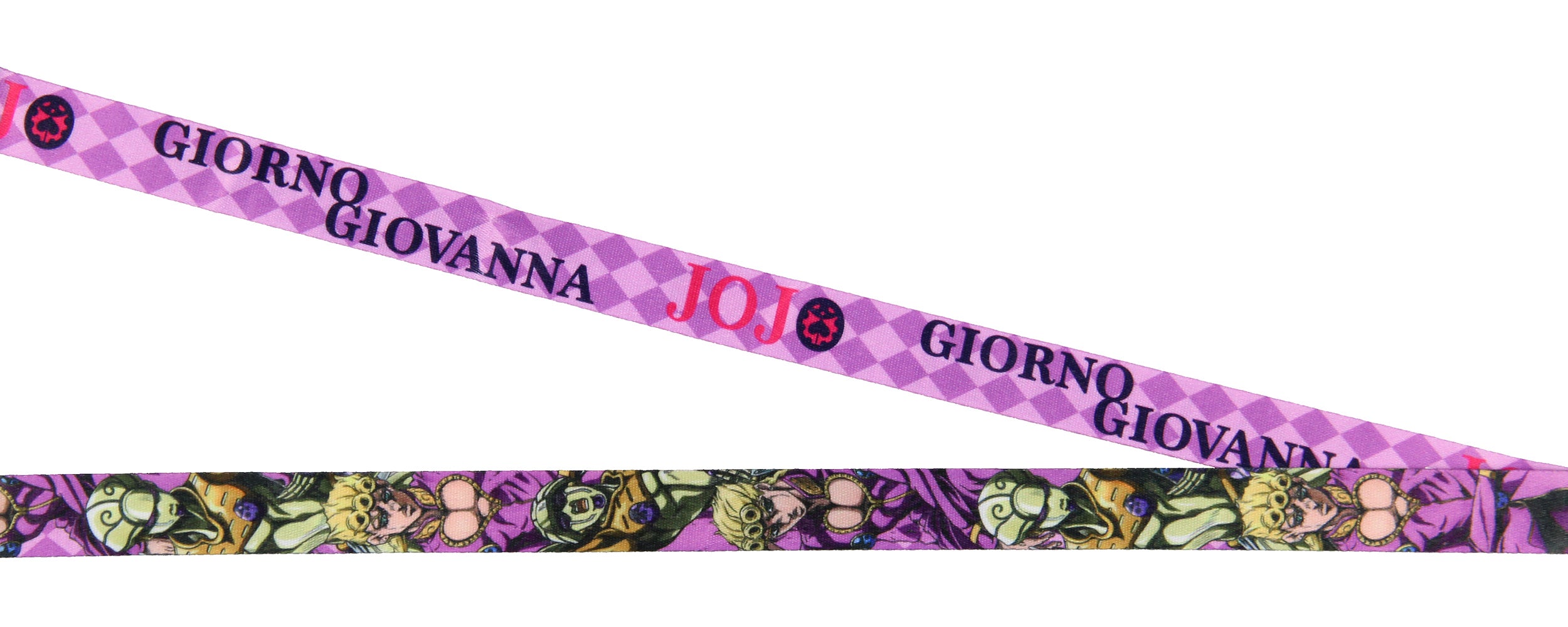 JoJo's Bizarre Adventure Giorno Giovanna Reversible ID Lanyard Badge Holder
