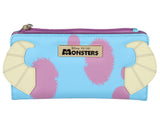 Disney Monsters Inc. Sulley 3D Horns Snap Closure Faux Leather Zip Wallet