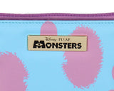 Disney Monsters Inc. Sulley 3D Horns Snap Closure Faux Leather Zip Wallet