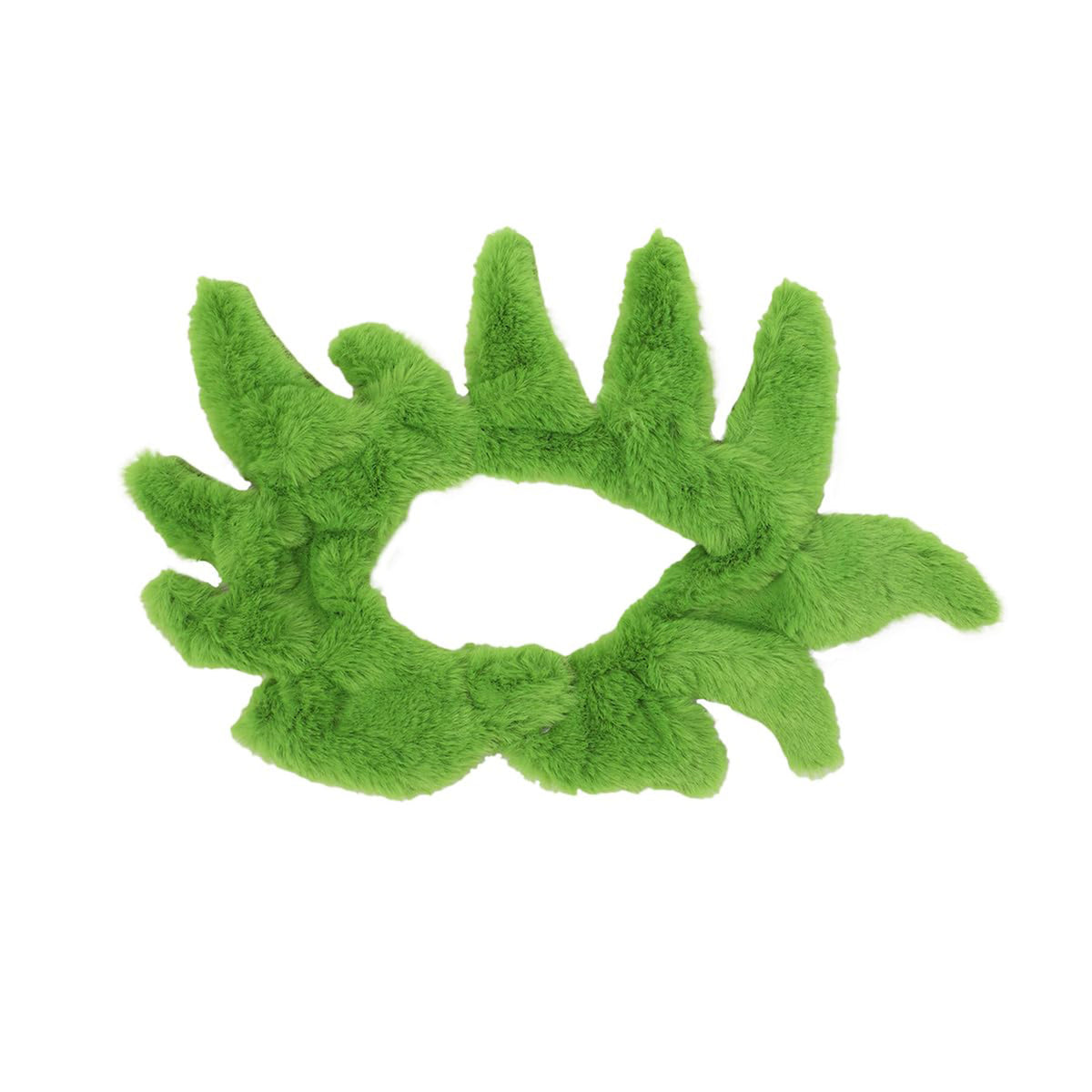 Dr. Suess The Grinch Plush Headband and Fur Choker Collar Cosplay Set