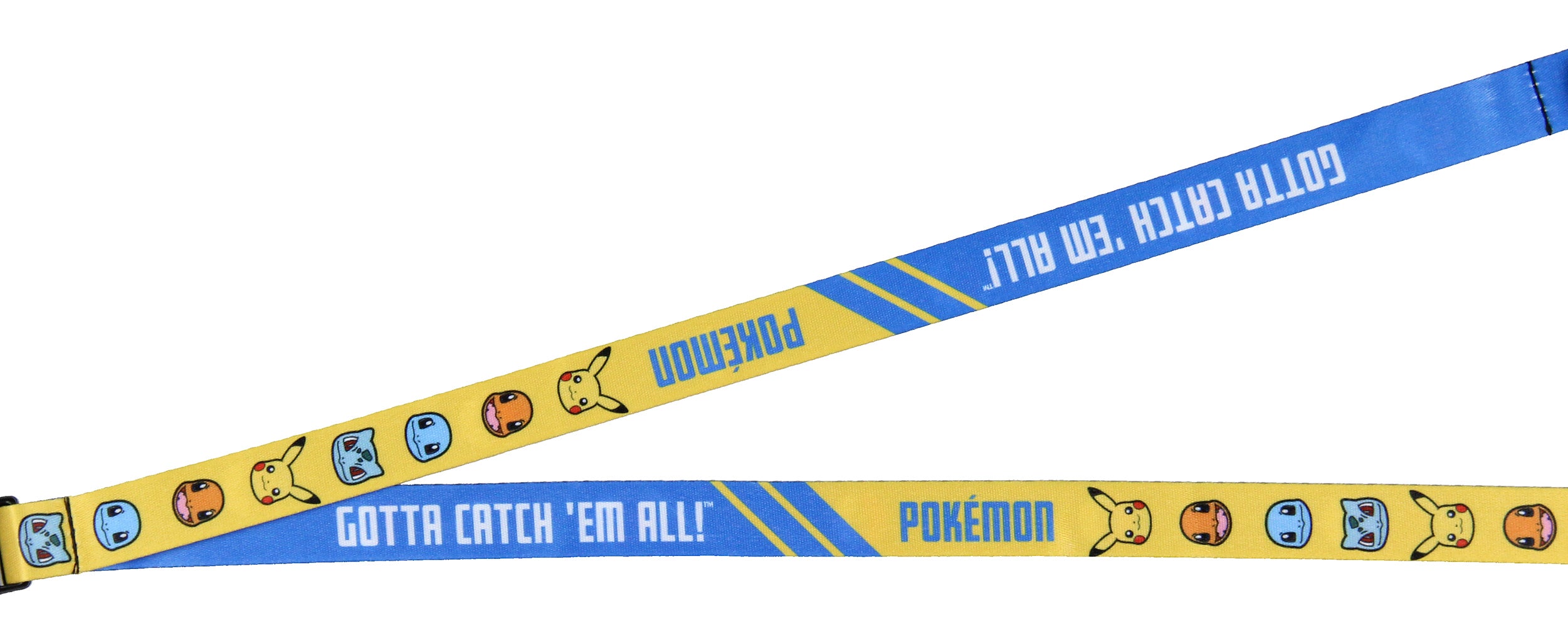 Pokemon Group Breakaway ID Badge Holder Lanyard w/ 2" Pokeball Pendant
