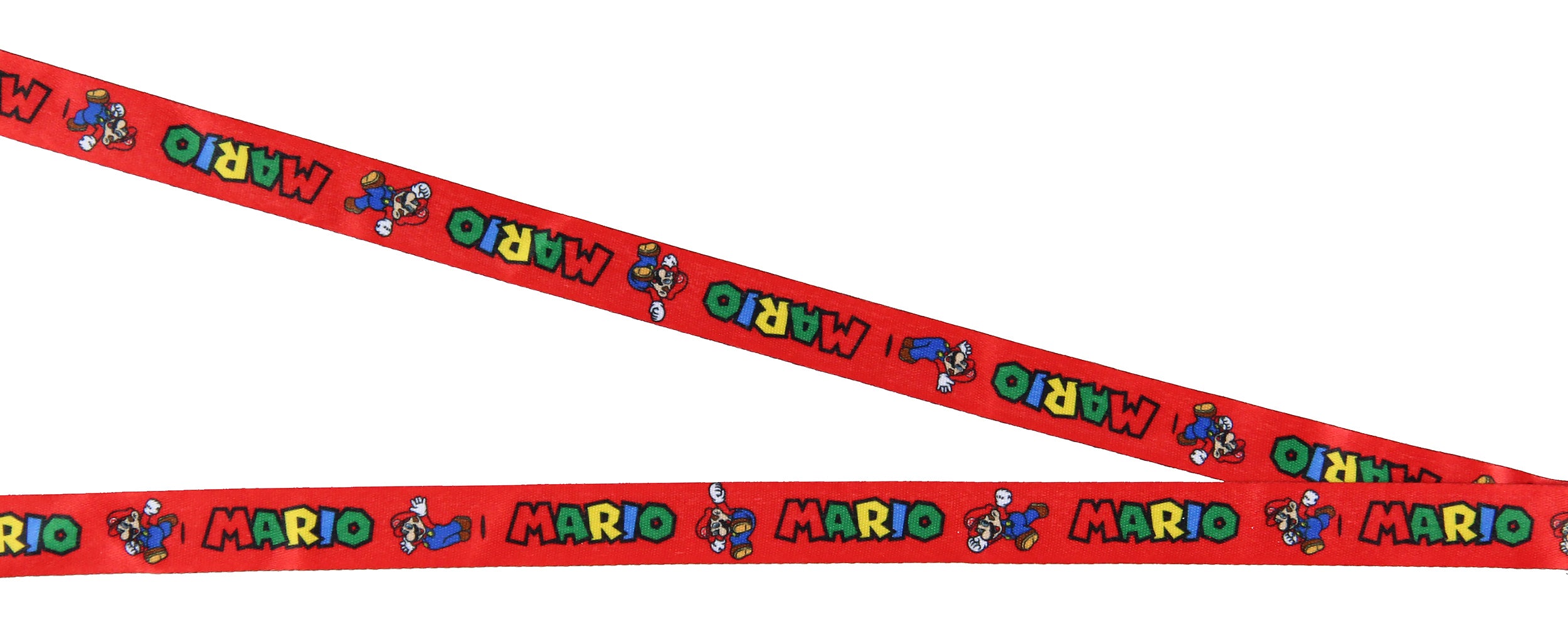 Nintendo Super Mario Lanyard ID Badge Holder Lanyard w/ Charm