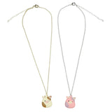 Squishmallows Bestie Friendship Necklaces Ronnie Patty Cow 2 Piece  Set
