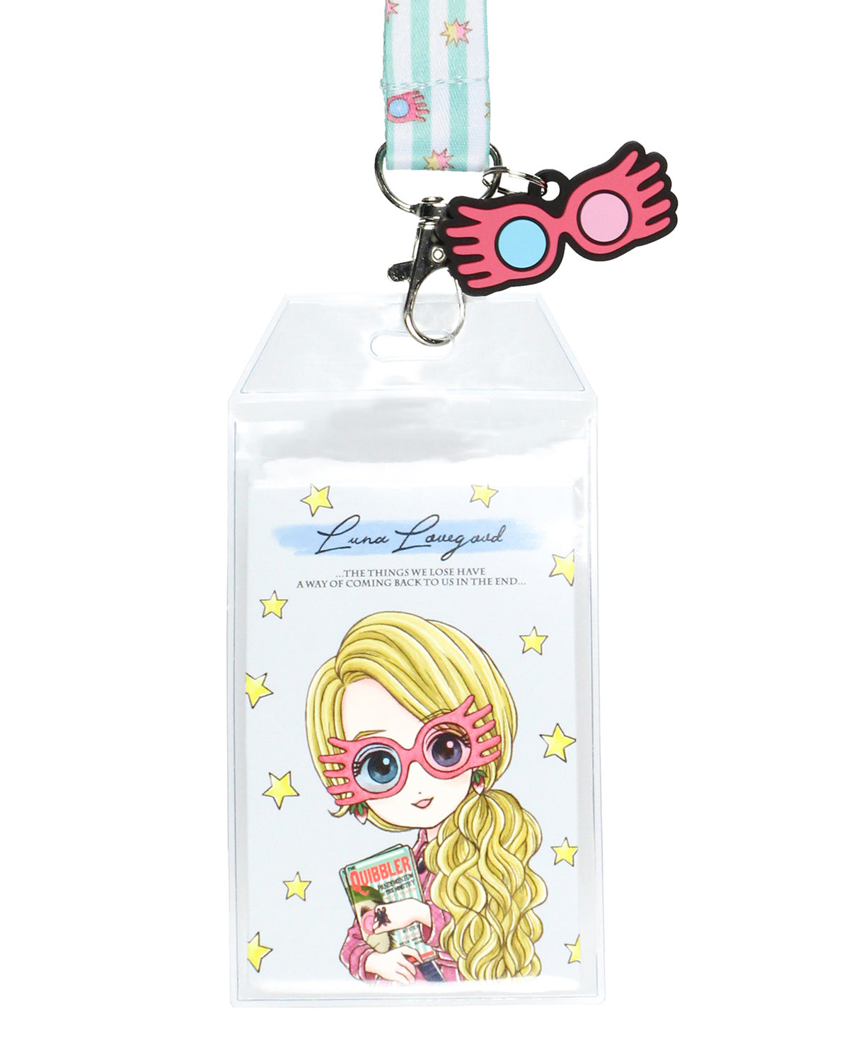 Harry Potter Luna Lovegood Character Inspired Lanyard ID Badge Holder