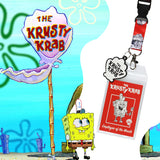 Spongebob Squarepants Krusty Krab Employee of the Month Lanyard ID Badge Holder