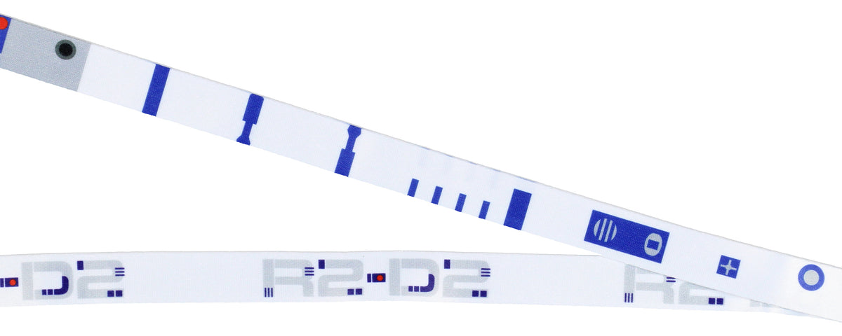 Star Wars R2-D2 Robot Droid Lanyard ID Badge Holder With 2.5" Charm