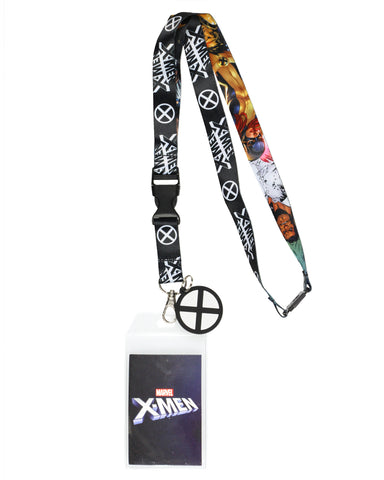 Marvel X-Men Character Logo Design Reversible ID Badge Lanyard
