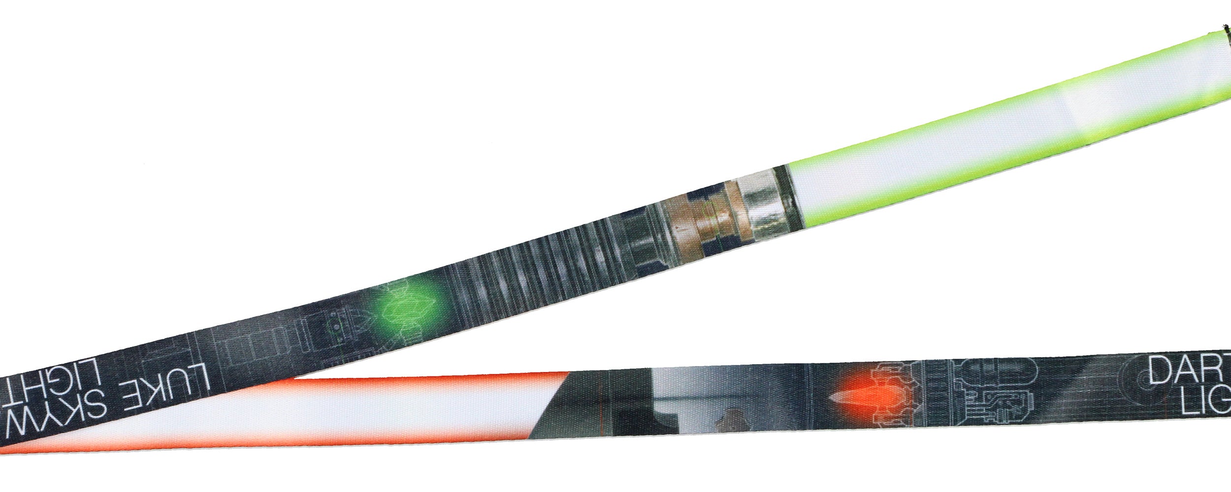 Star Wars Darth Vader Skywalker Lightsaber Reversible ID Badge Holder Lanyard