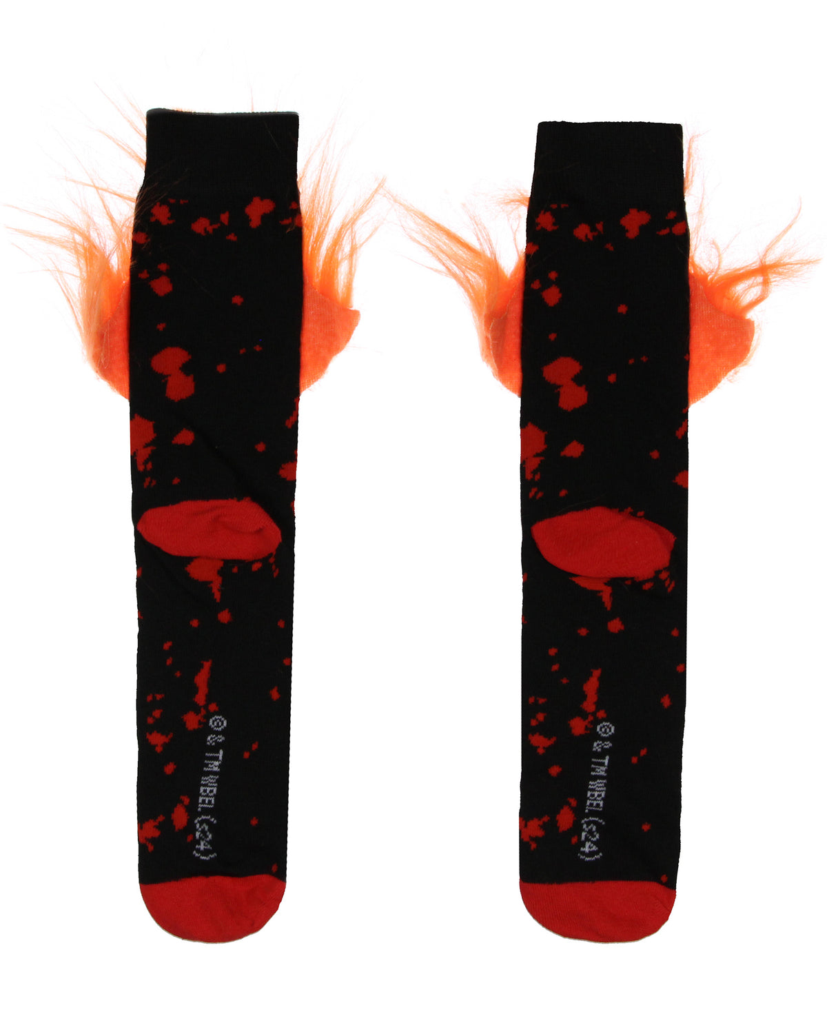 IT Pennywise The Clown Fuzzy Hair Character Design Horror Film Men's Crew Socks