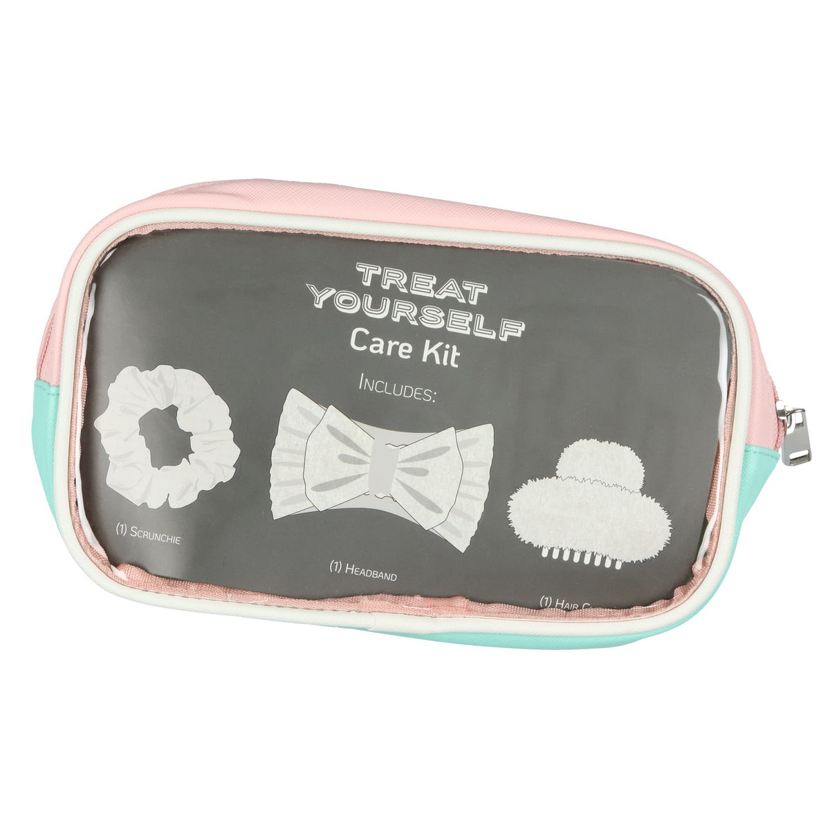 Squishmallows Treat Yourself 4-Piece Accessory Care Kit Cosmetic Travel Bag Set