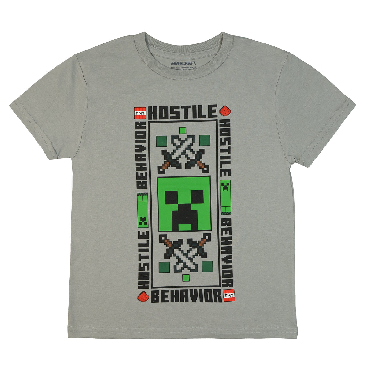 Minecraft T-Shirts Boys' 4-Pack Game Inspired Designs Short Sleeve Tee