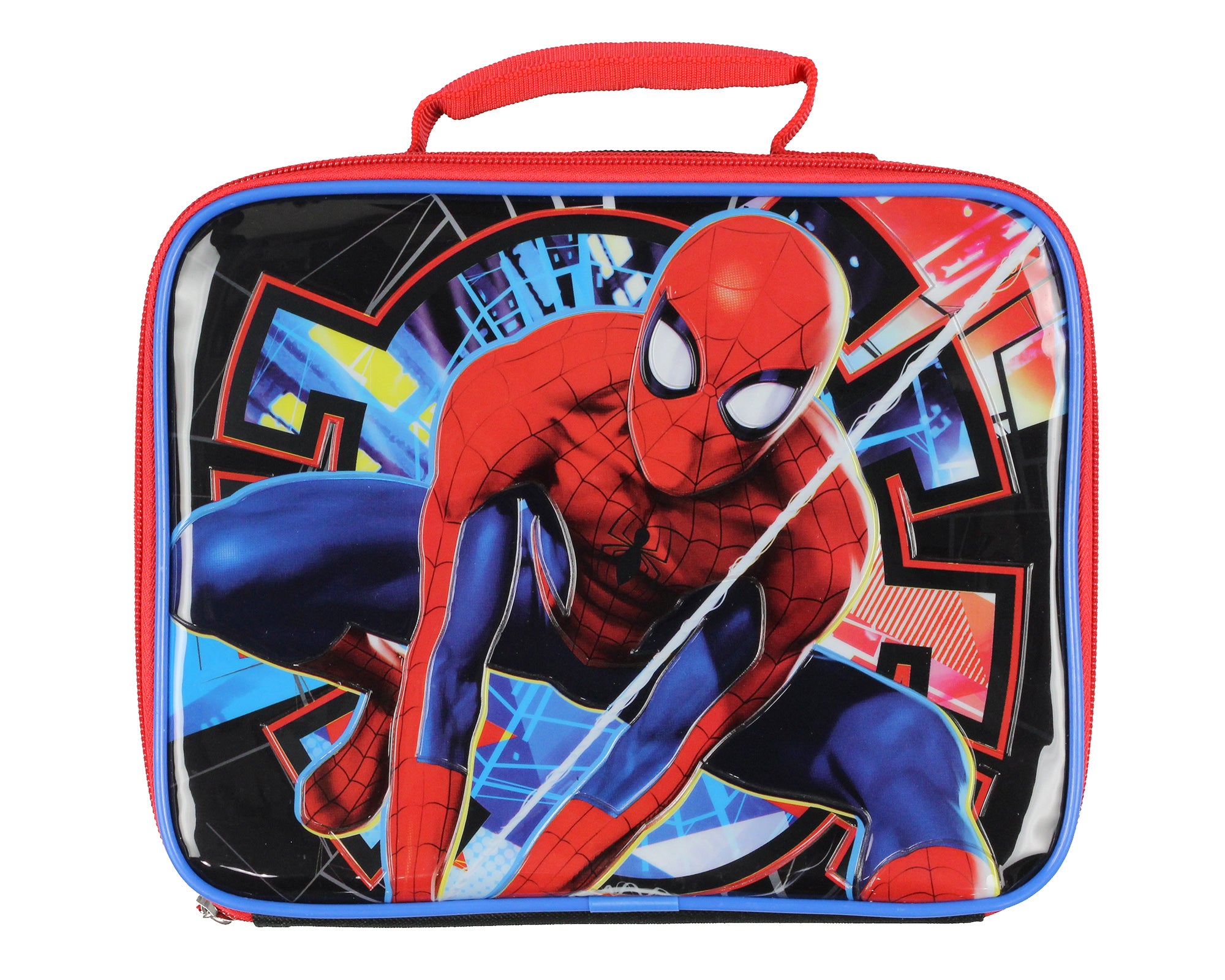 Marvel Spider-Man Lunch Box Spiderman Superhero Insulated Kids Lunch Bag 11"