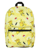 Pokemon Pikachu Pokeball Tie Dye 17" Travel Laptop Backpack