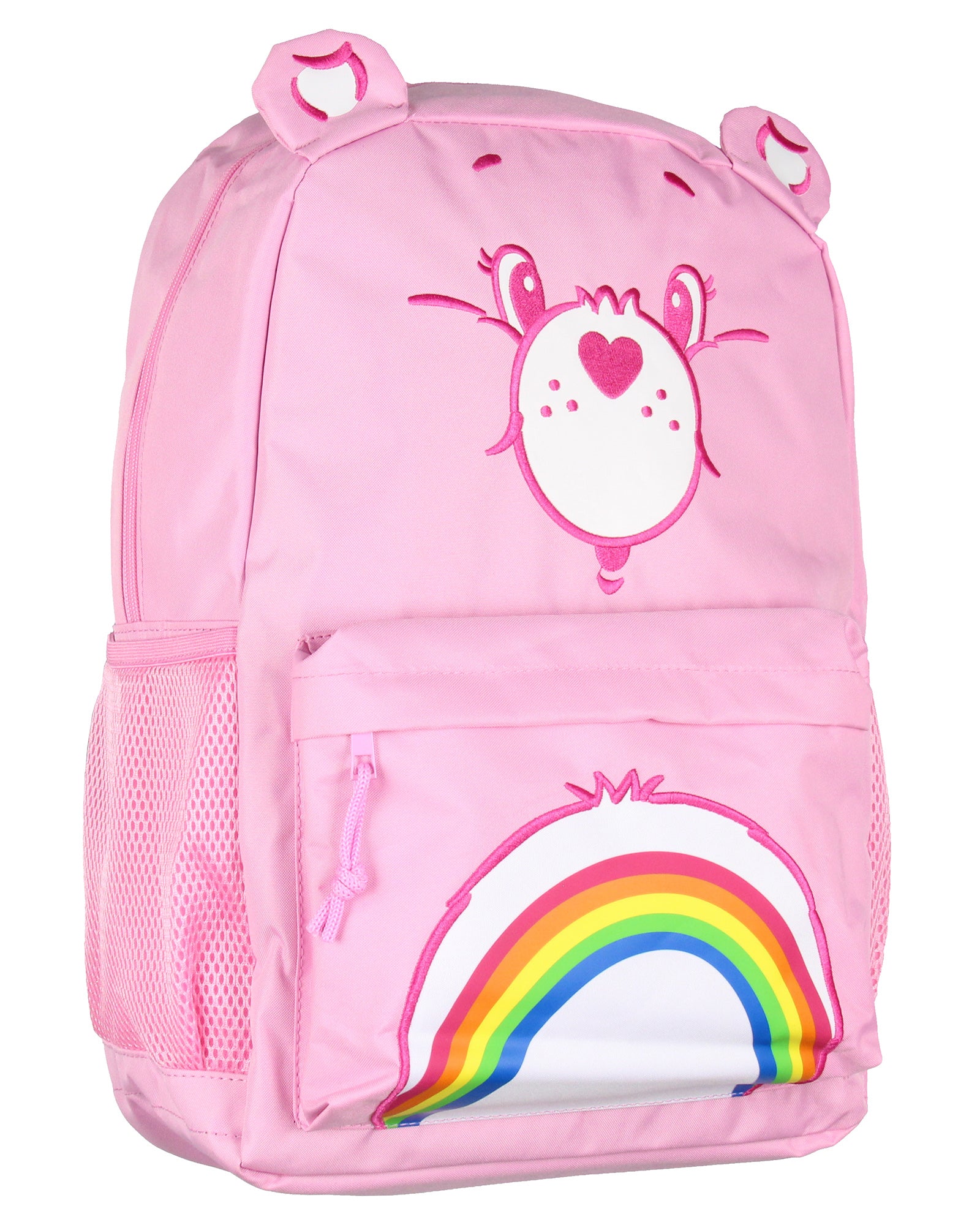 Care Bears Backpack 17" Cheer Bear Rainbow Laptop School Travel Backpack