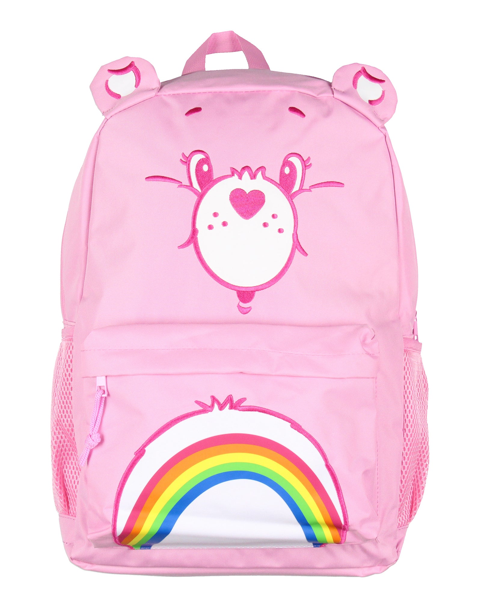 Care Bears Backpack 17" Cheer Bear Rainbow Laptop School Travel Backpack