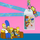 The Simpsons Family Time Breakaway Lanyard For Keys Keychain ID Badge w/Pendant