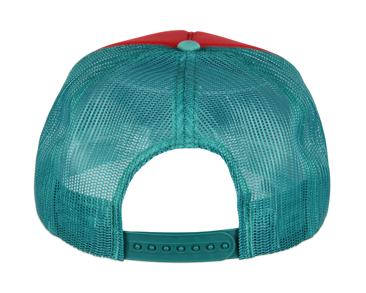 The Simpsons Krusty Burger Embroidered Mesh Back Snapback Baseball Hat OSFM