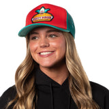 The Simpsons Krusty Burger Embroidered Mesh Back Snapback Baseball Hat OSFM