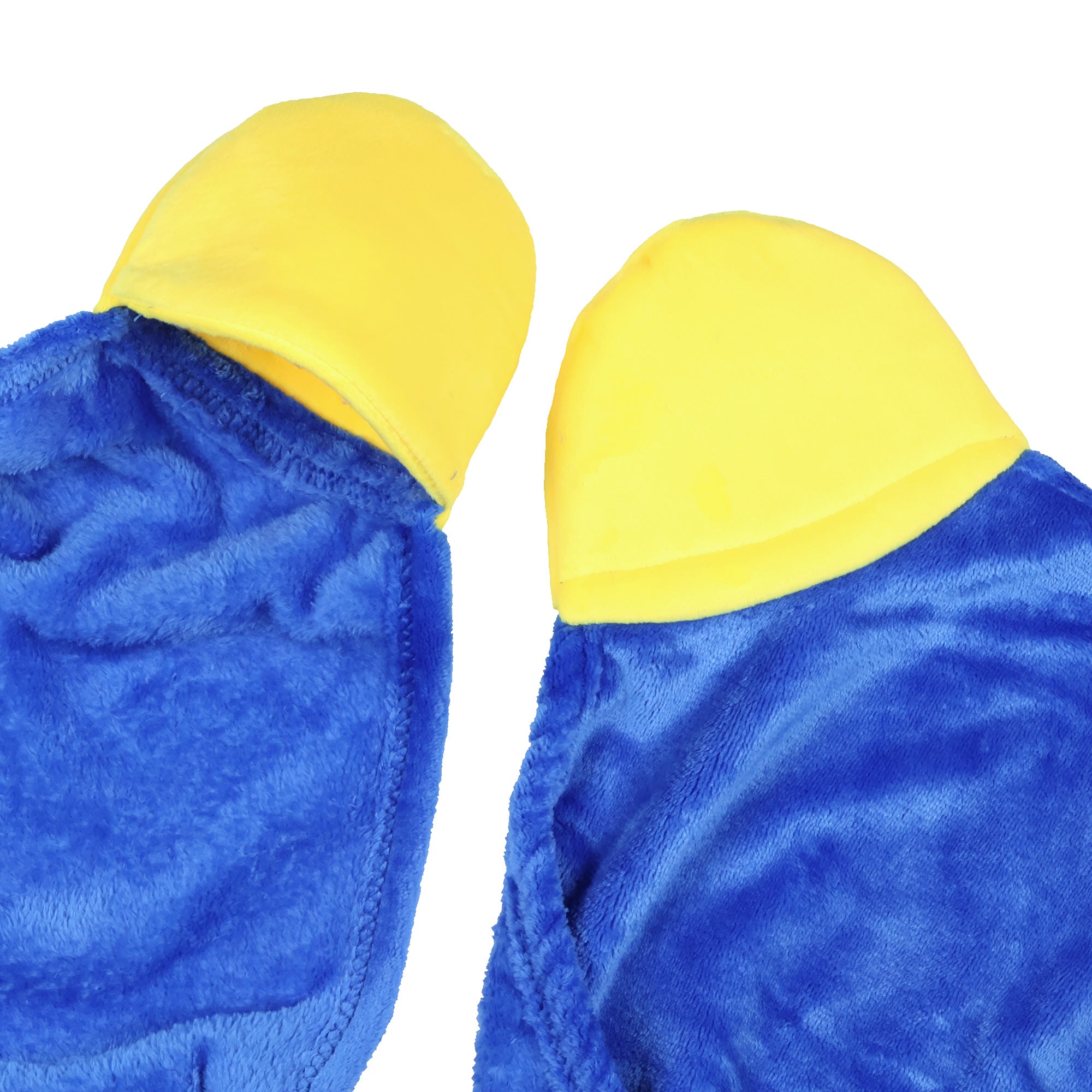 Poppy Playtime Huggy Wuggy Super Soft Hooded Blanket with Embroidered Face