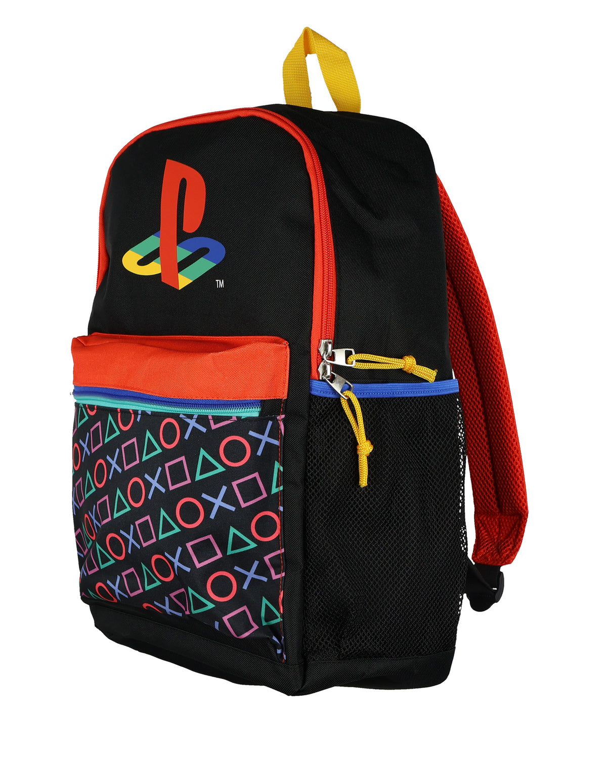PlayStation Backpack 18" Classic PS Logo & Controller Symbols Print Book Bag