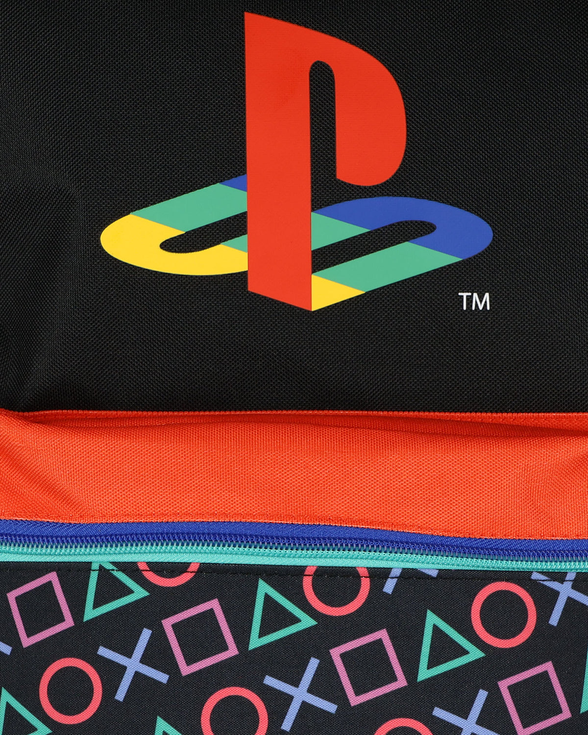 PlayStation Backpack 18" Classic PS Logo & Controller Symbols Print Book Bag