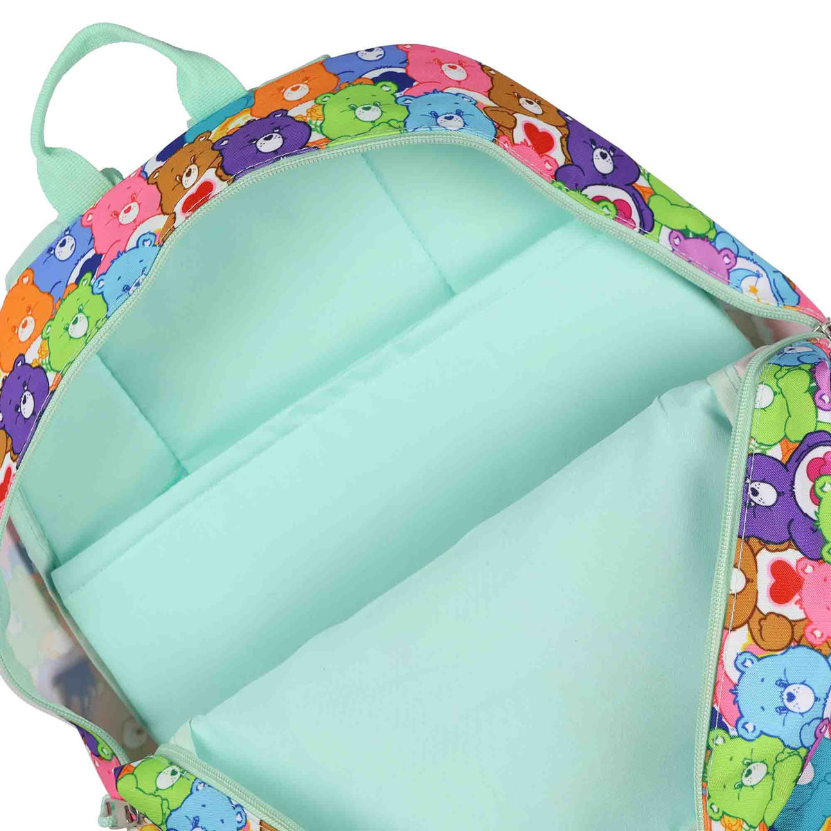 Care Bears Backpack All-Over Character Collage 16" Multipurpose Book Tote Bag