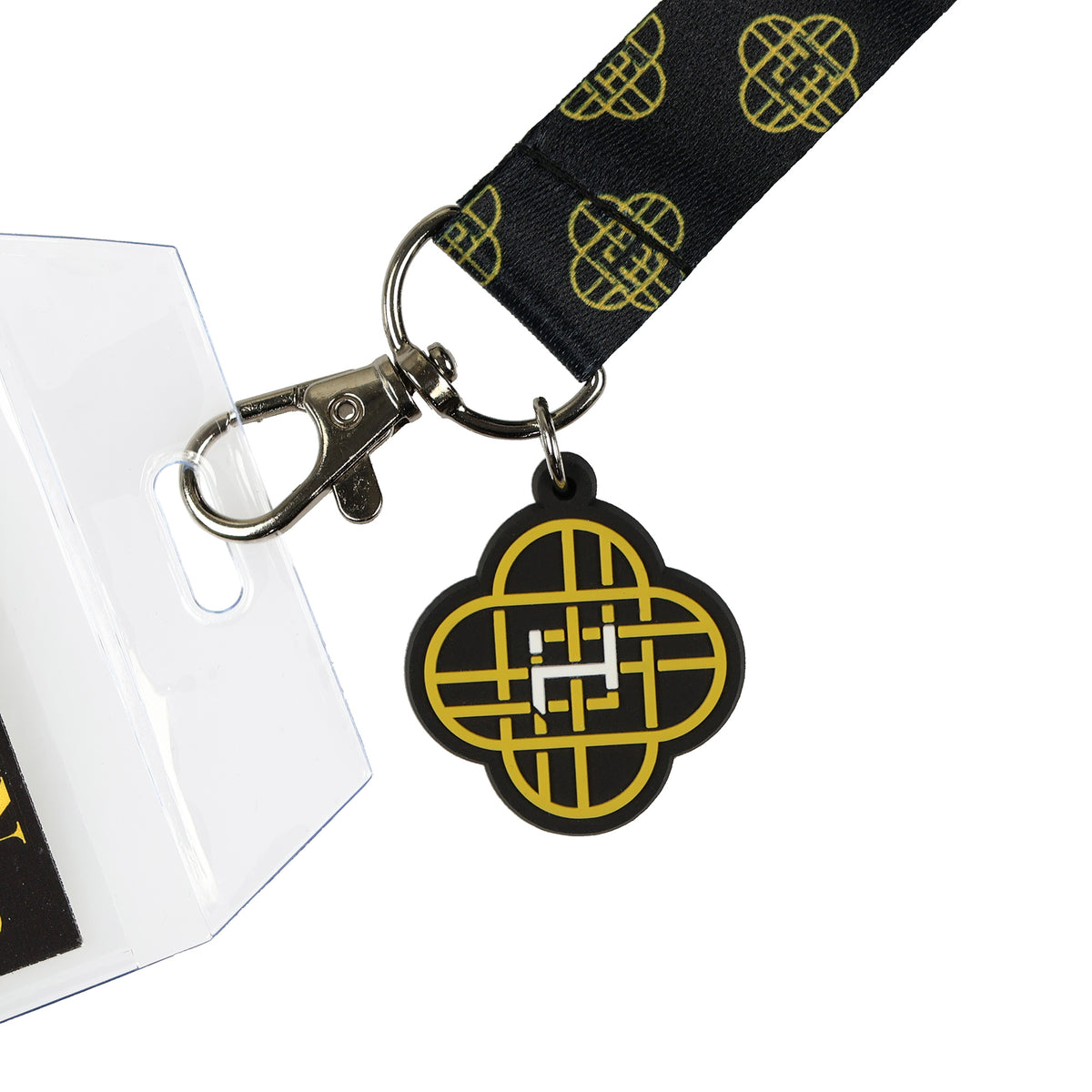 K-Pop Demon Hunters Lanyard HUNTR/X Golden Tour Breakaway Clear ID Badge Holder