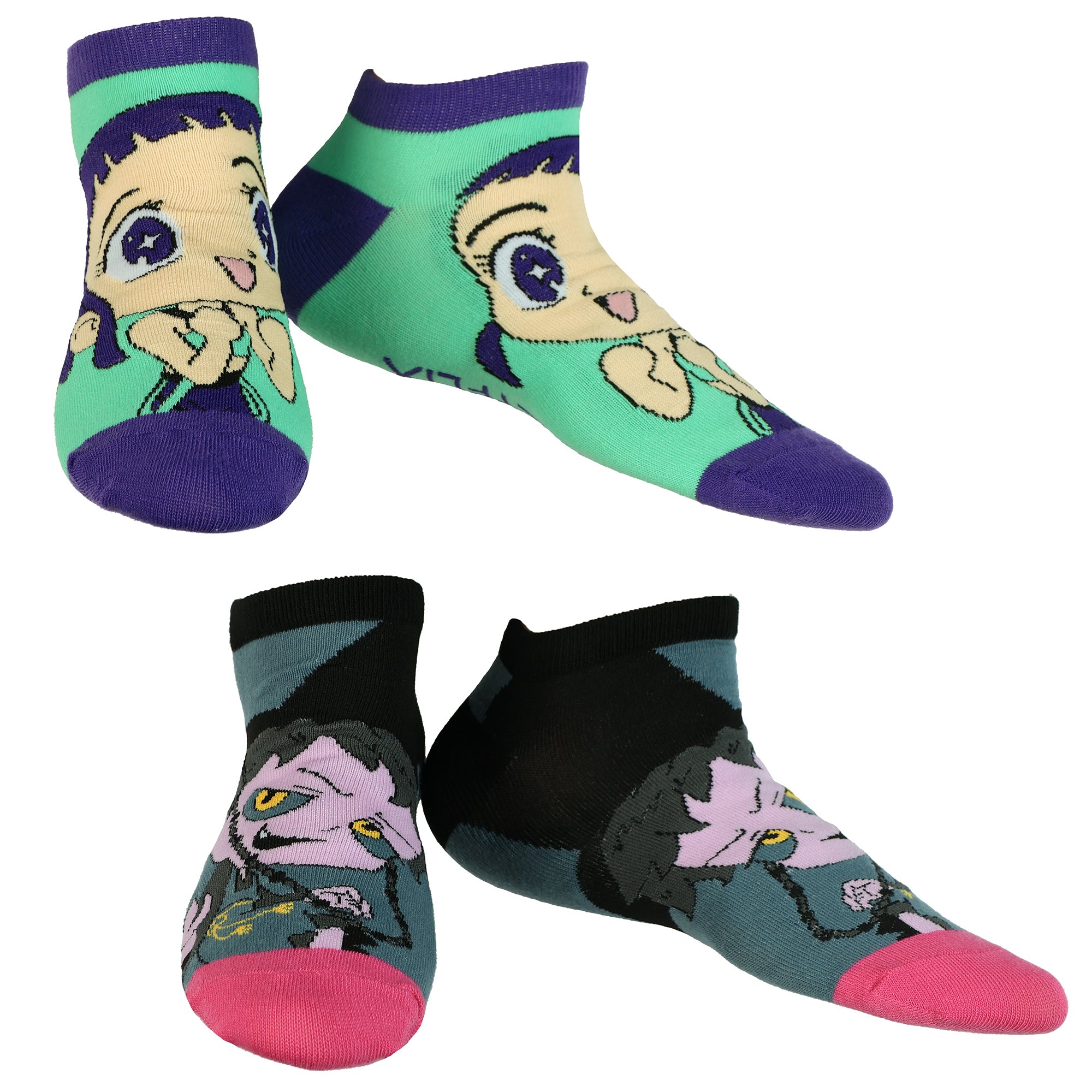 KPop Demon Hunters Socks Women's Huntrix 5 Pair Ankle Sock Shoe Size 5-10