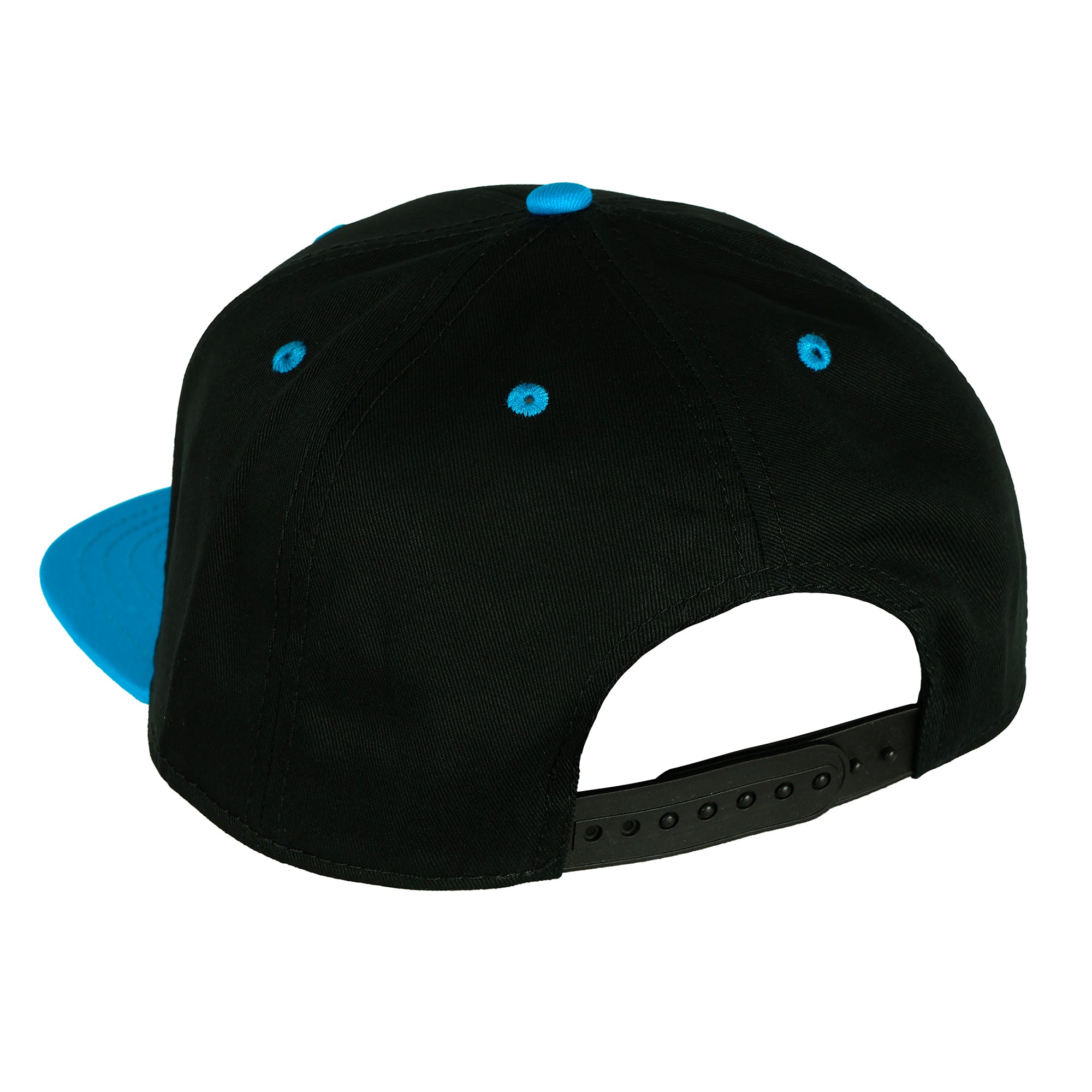 One Piece Flat Brim Hat Embroidered Adjustable Snapback Baseball Cap, Men's OSFM