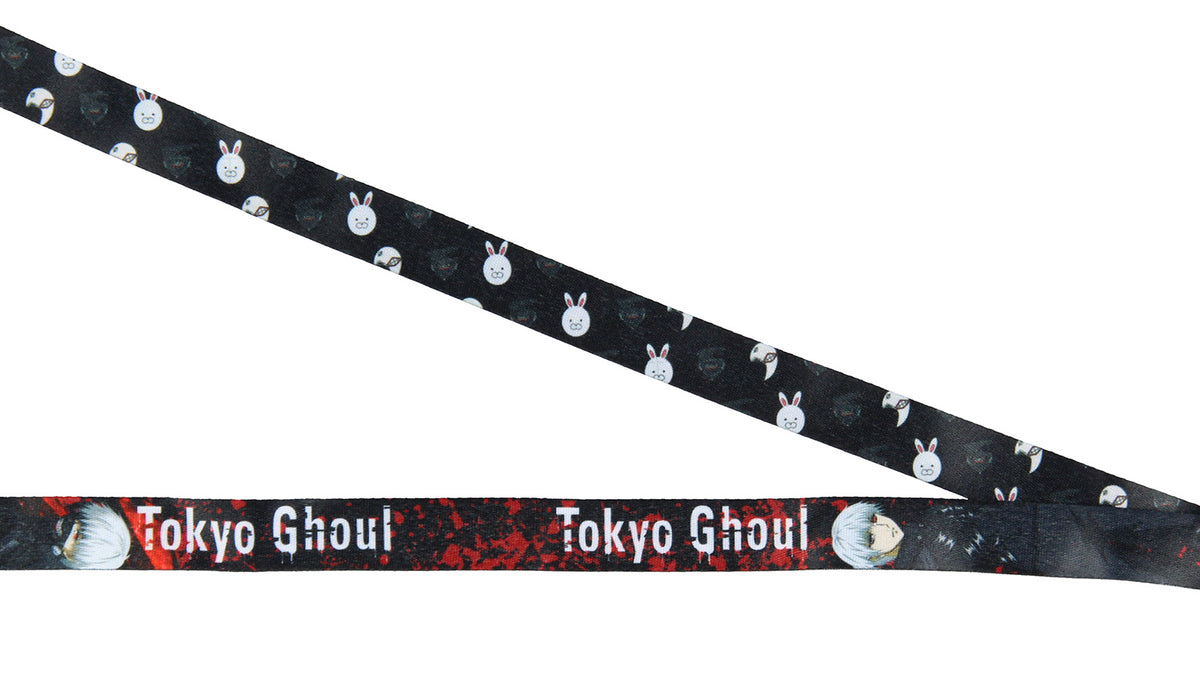 Tokyo Ghoul Lanyard Ken Kaneki Mask ID Holder With Mask Charm