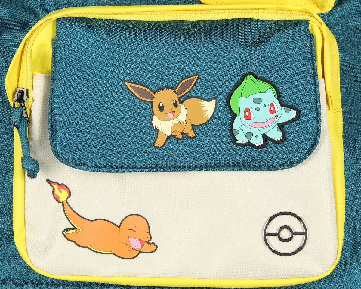 Pokemon 16" Backpack Pikachu Eevee Charmander Travel Laptop Multipurpose Backpack