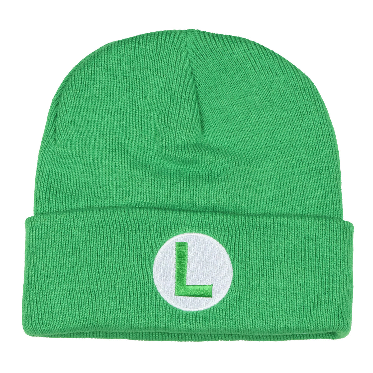 Super Mario Bros. Mario and Luigi 2-Pack Knit Cuffed Cold Weather Beanie Set