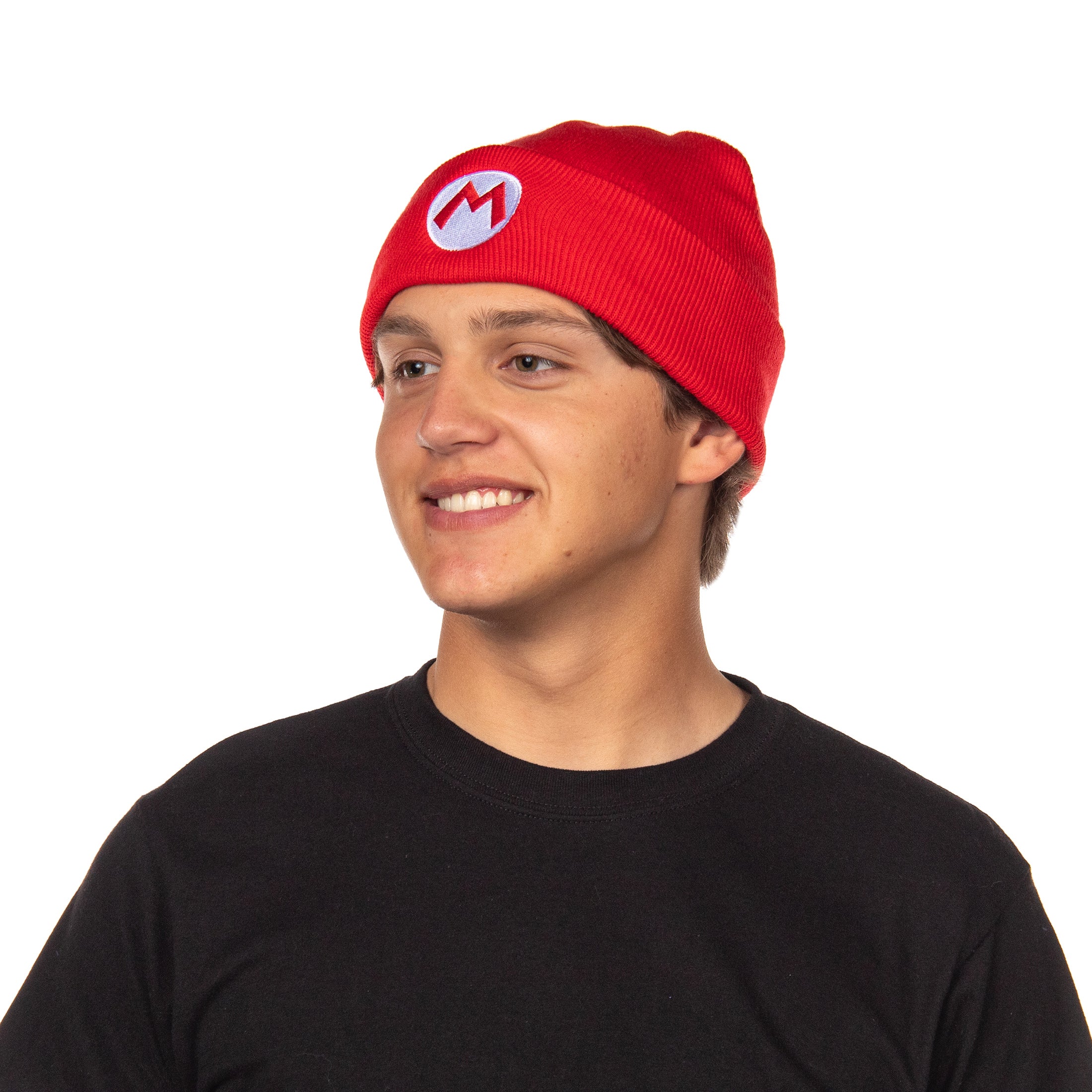 Super Mario Bros. Mario and Luigi 2-Pack Knit Cuffed Cold Weather Beanie Set