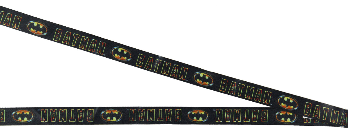 DC Comics Batman 1989 Movie Bat Symbol Classic Logo Lanyard ID Badge Holder