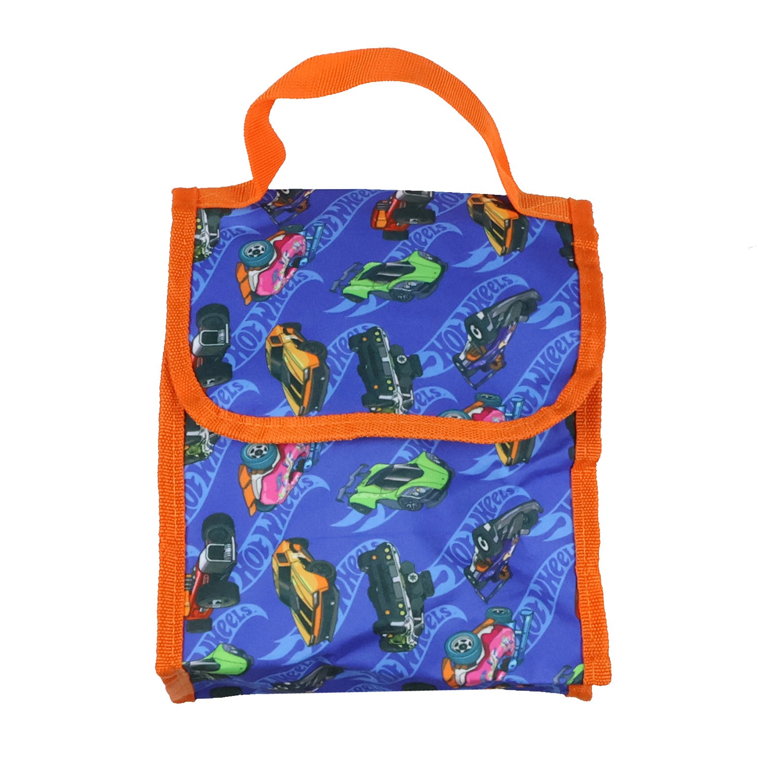 Hot Wheels 5 Piece Backpack Race Car Design Tote Bag Set 16"