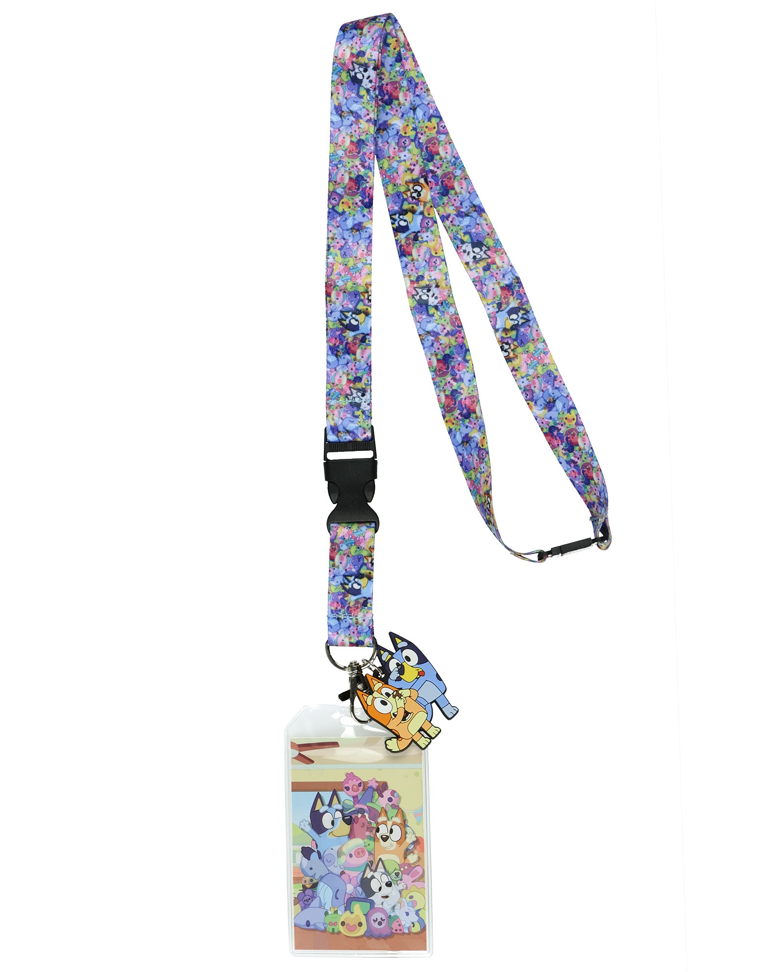 Bluey Lanyard Bingo Treasured Toys Plush Friends Breakaway ID Badge Holder