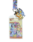 Bluey Lanyard Bingo Treasured Toys Plush Friends Breakaway ID Badge Holder