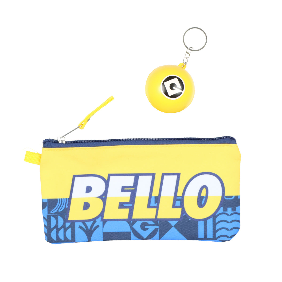 Minions Backpack Bello Character Design 5 Piece Set with Lunch Box 16"