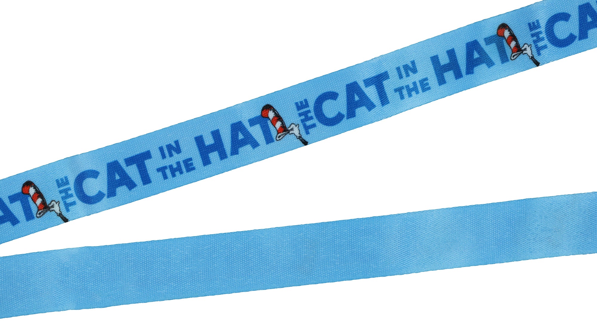 Dr. Seuss Cat In The Hat Breakaway Lanyard ID Badge Holder 2" Charm