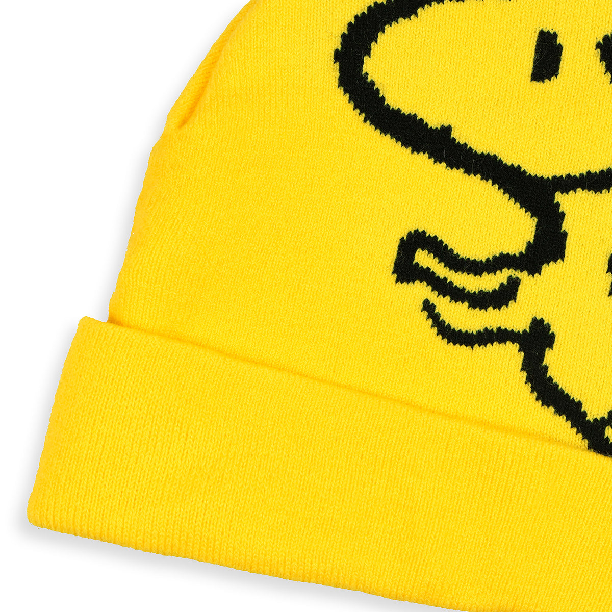 Peanuts Woodstock Beanie 3D Hair Character Cuffed Pom Beanie Hat Cap