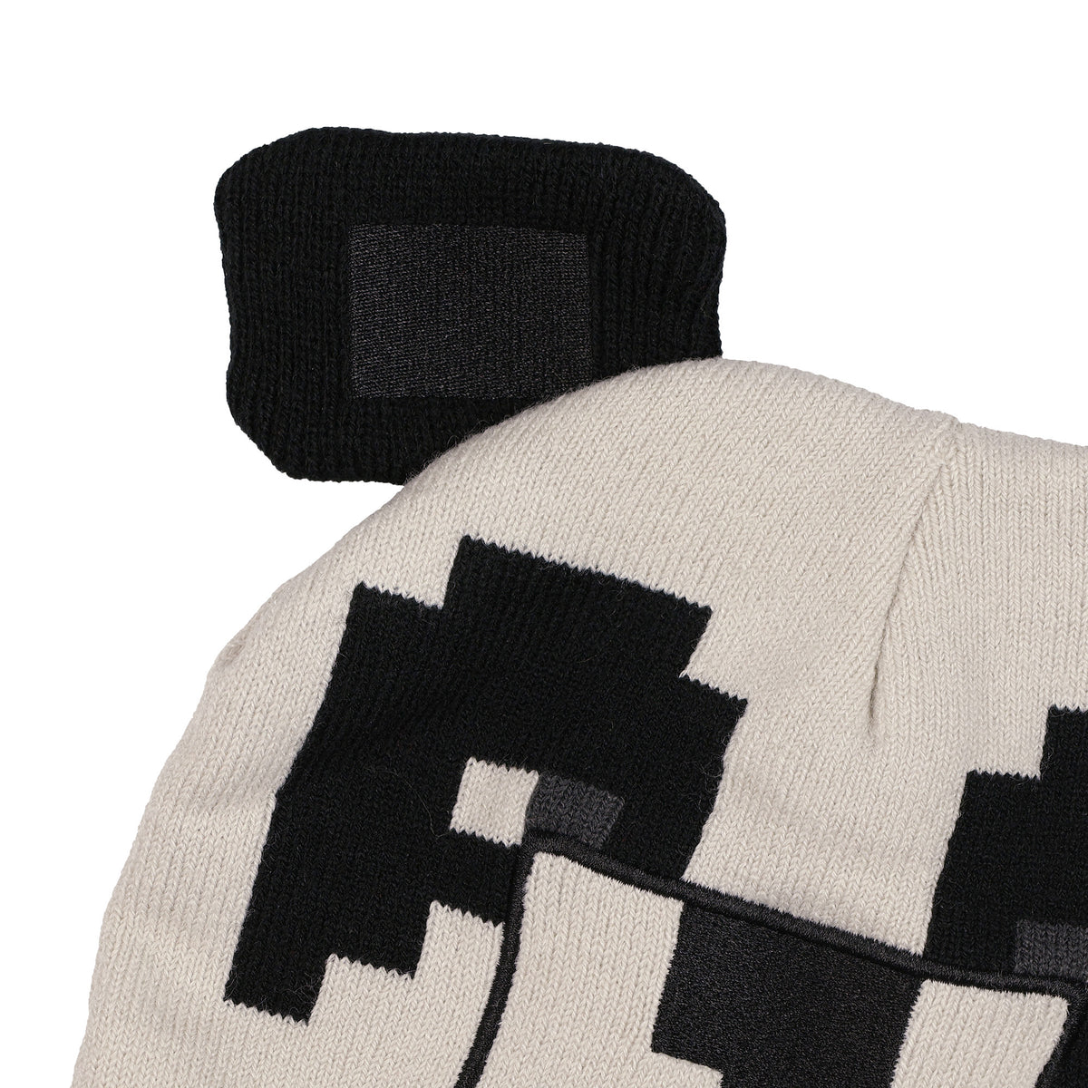 Minecraft Panda Beanie Embroidered Face Design Adult Cuffed Knit Hat OSFM