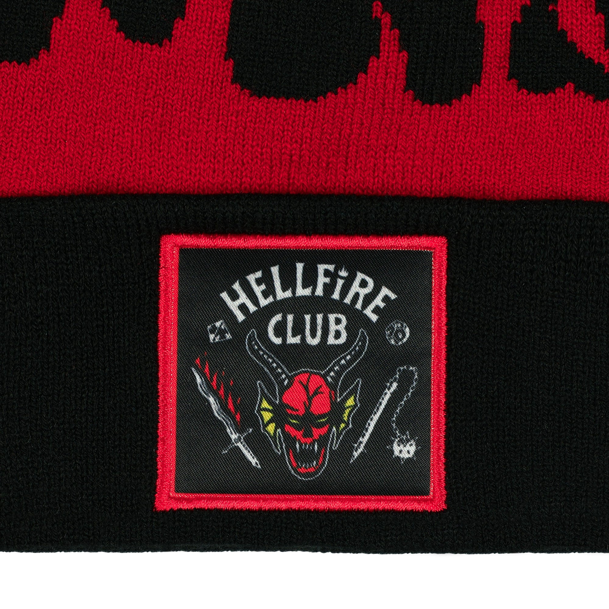 Stranger Things Beanie Hellfire Club Adult Knit Cuffed Winter Hat OSFM