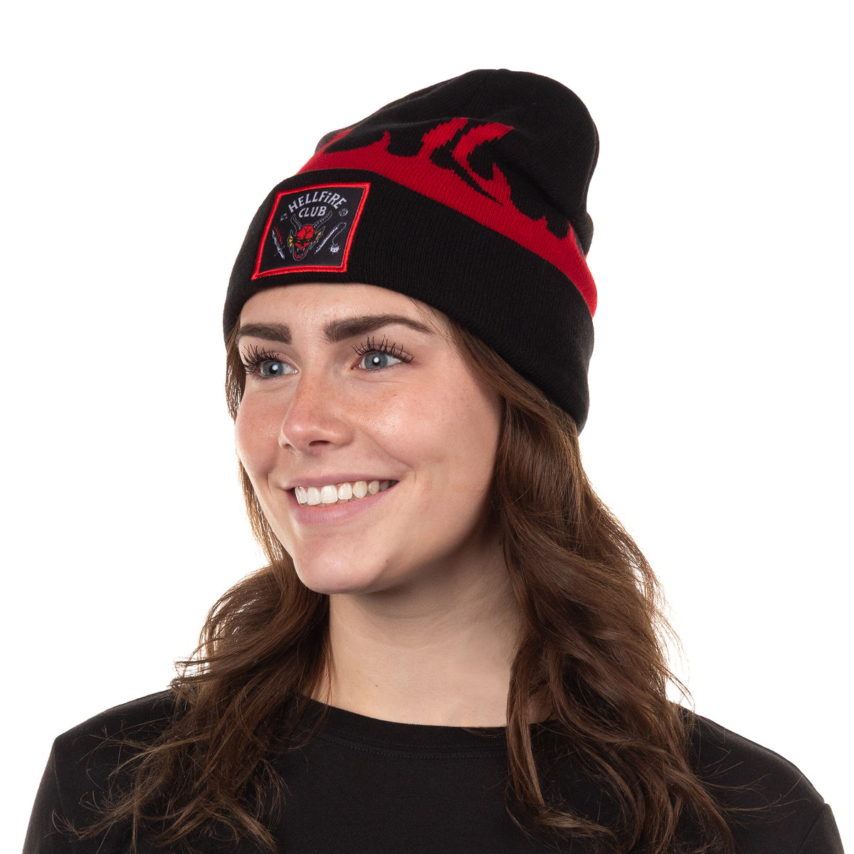Stranger Things Beanie Hellfire Club Adult Knit Cuffed Winter Hat OSFM
