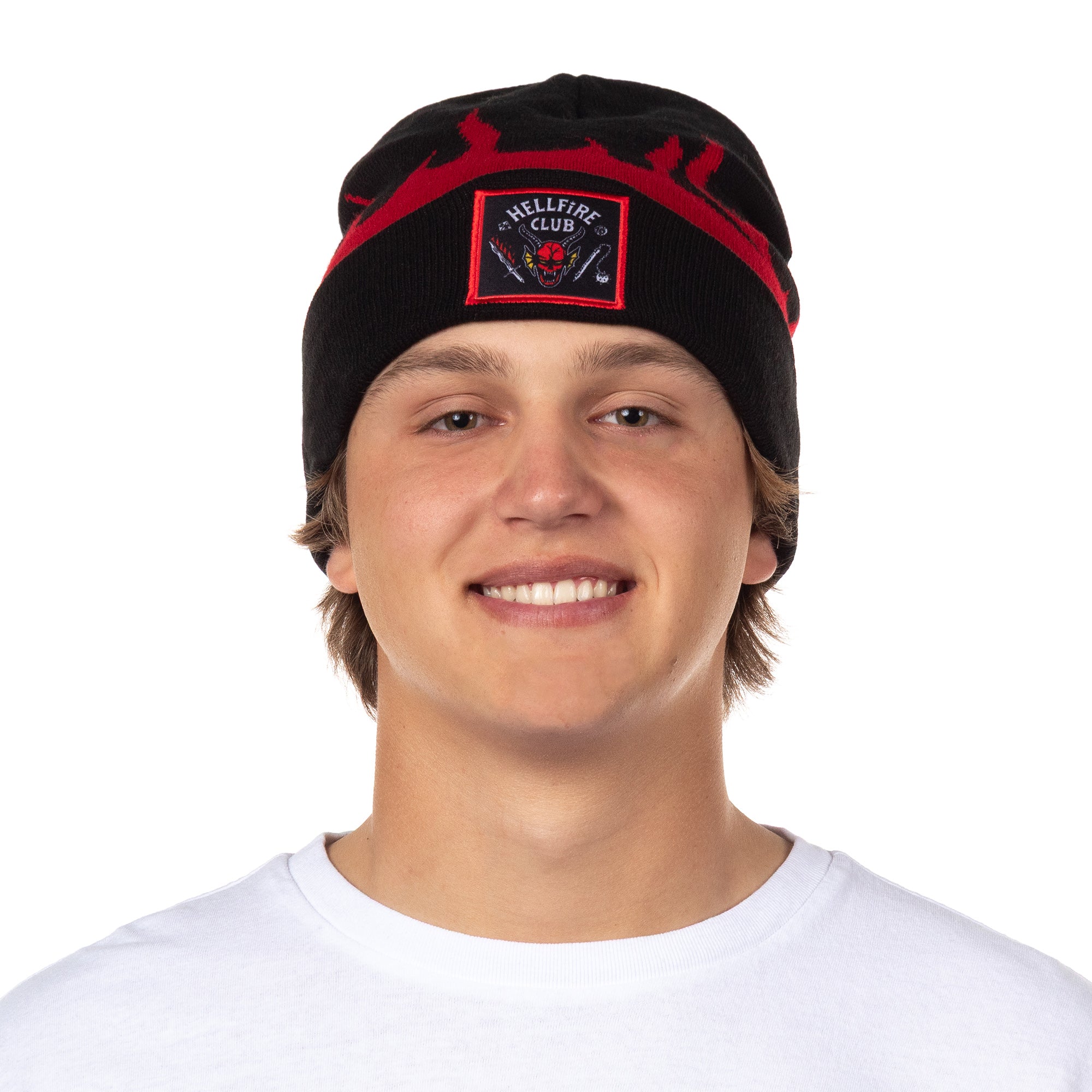 Stranger Things Beanie Hellfire Club Adult Knit Cuffed Winter Hat OSFM