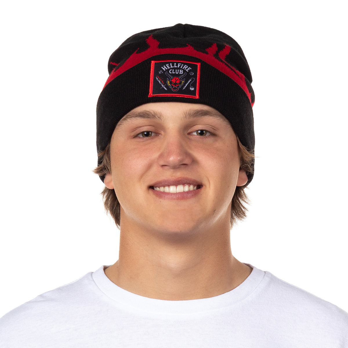 Stranger Things Beanie Hellfire Club Adult Knit Cuffed Winter Hat OSFM