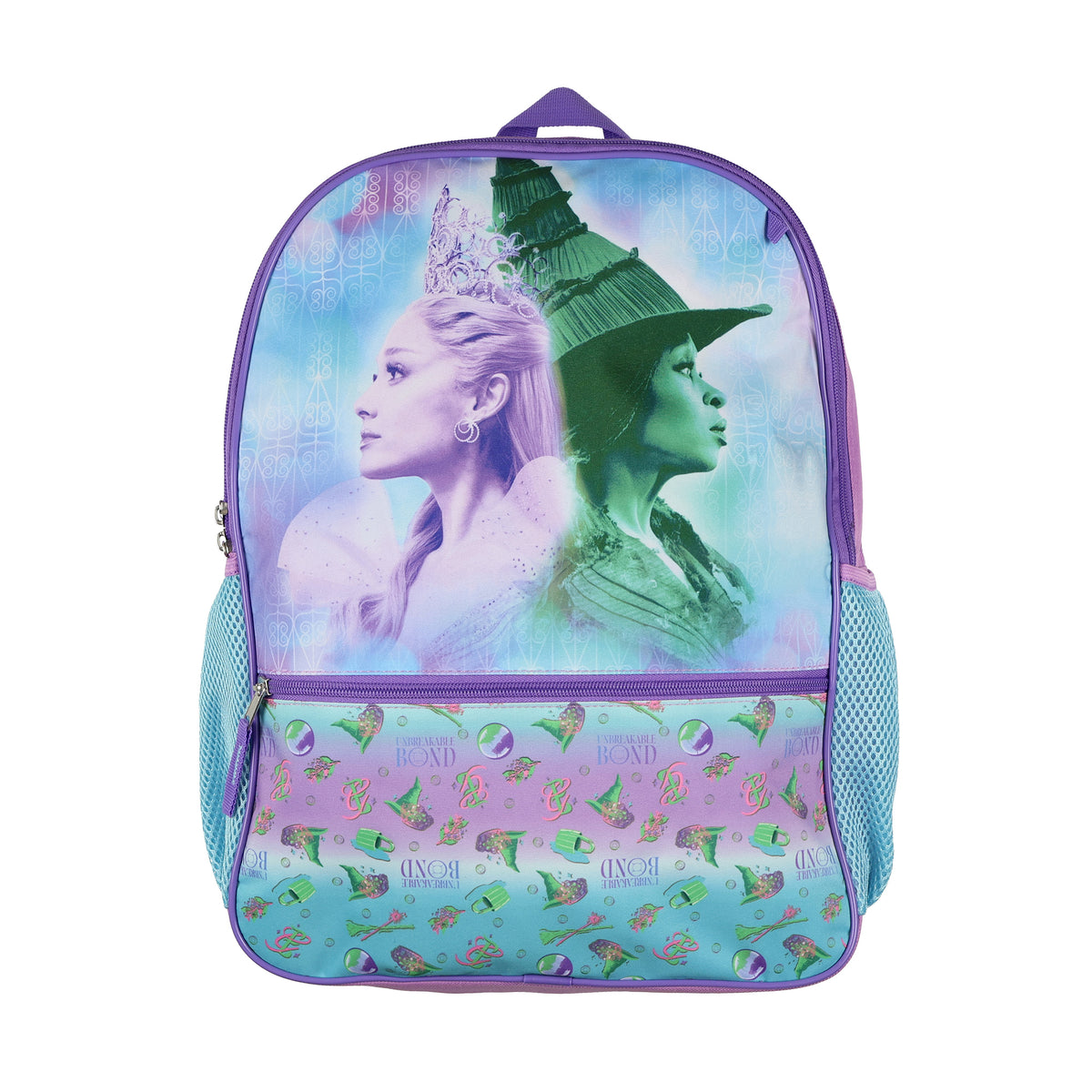 Wicked Backpack 5-Piece Set Unbreakable Bond 16" Bookbag with Adjustable Straps