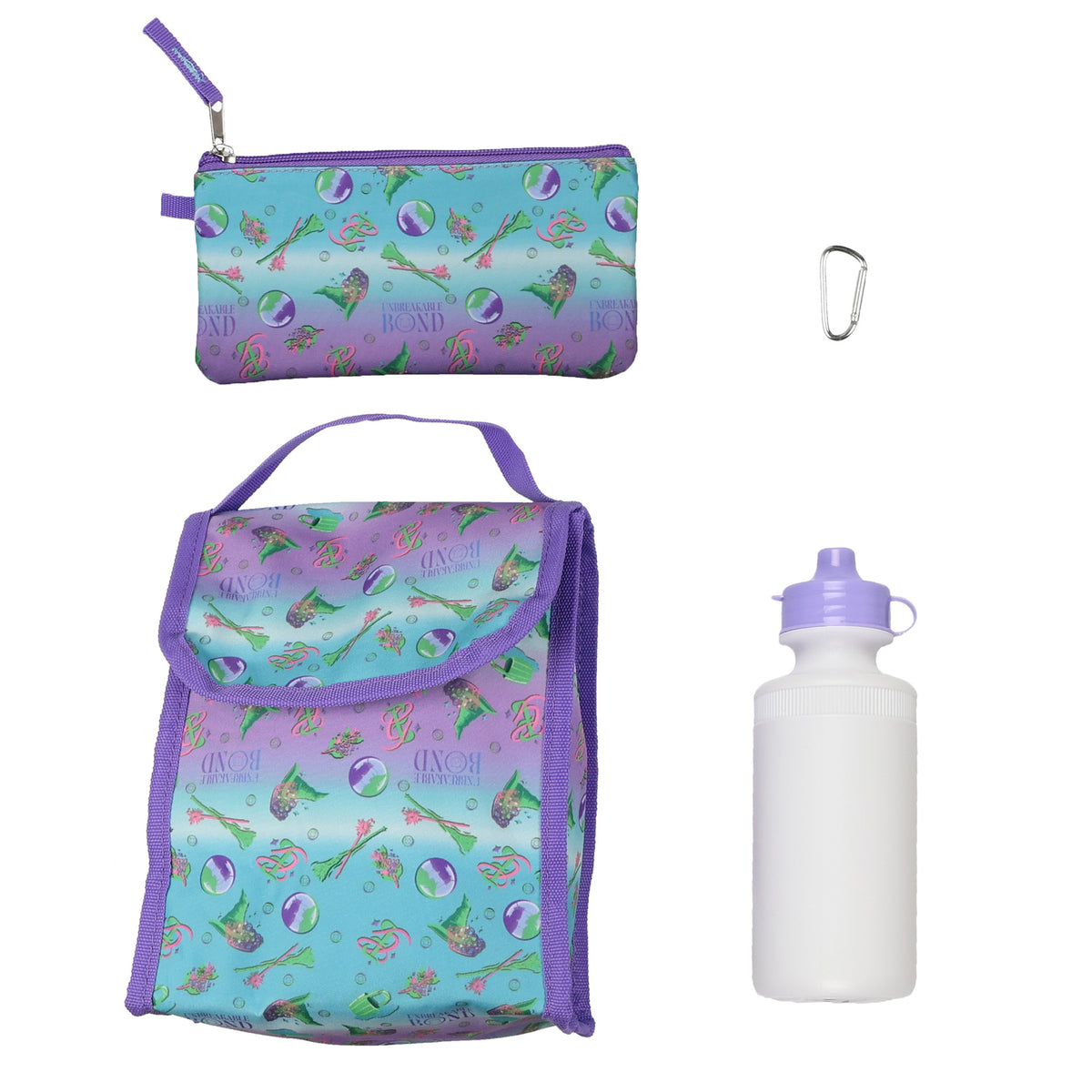 Wicked Backpack 5-Piece Set Unbreakable Bond 16" Bookbag with Adjustable Straps