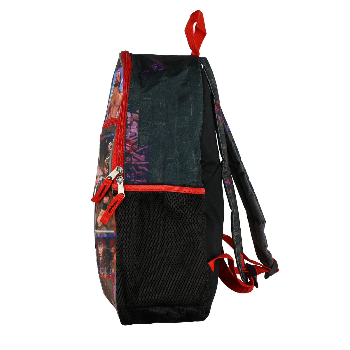 WWE Backpack Wrestler Squares Design 16" Multipurpose Tote Bag